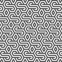 Abstract seamless geometric shape lines pattern vector