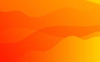 Orange waves background vector. Fluid gradient shapes composition vector