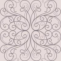 Baroque geometric ornament. Expensive seamless pattern for wallpaper on the wall and textiles. Thin elegant lines.dusted pink background vector