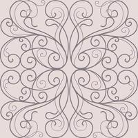 Baroque geometric ornament. Expensive seamless pattern for wallpaper on the wall and textiles. Thin elegant lines.dusted pink background vector