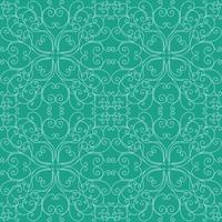 Baroque geometric ornament. Expensive seamless pattern for wallpaper on the wall and textiles. Thin elegant lines.sea wave color background vector