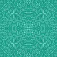 Baroque geometric ornament. Expensive seamless pattern for wallpaper on the wall and textiles. Thin elegant lines.sea wave color background vector