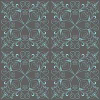 Baroque geometric ornament. Expensive seamless pattern for wallpaper on the wall and textiles. dark background vector
