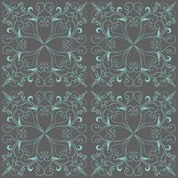 Baroque geometric ornament. Expensive seamless pattern for wallpaper on the wall and textiles. dark background vector