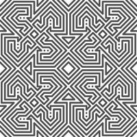 Abstract seamless geometric shape lines pattern vector