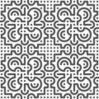 Abstract seamless geometric shape lines pattern vector