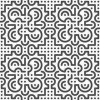 Abstract seamless geometric shape lines pattern vector