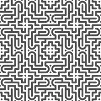 Abstract seamless geometric shape lines pattern vector