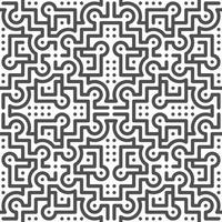 Abstract seamless geometric shape lines pattern vector