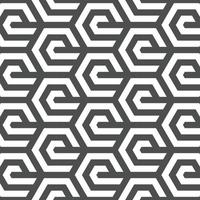 Abstract seamless geometric shape lines pattern vector