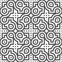 Abstract seamless geometric shape lines pattern vector