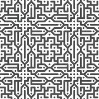 Abstract seamless geometric shape lines pattern vector