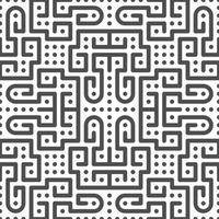 Abstract seamless geometric shape lines pattern vector