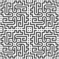 Abstract seamless geometric shape lines pattern vector