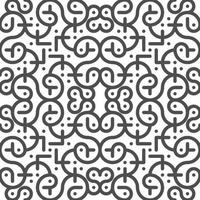 Abstract seamless geometric shape lines pattern vector