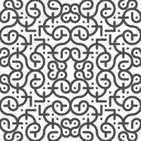 Abstract seamless geometric shape lines pattern vector