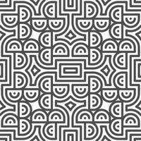 Abstract seamless geometric shape lines pattern vector