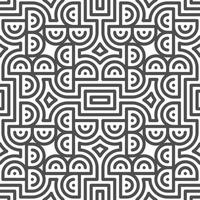 Abstract seamless geometric shape lines pattern vector