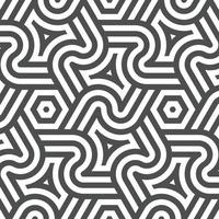 Abstract seamless geometric shape lines pattern vector