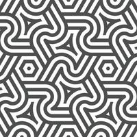 Abstract seamless geometric shape lines pattern vector