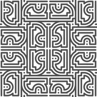 Abstract seamless geometric shape lines pattern vector