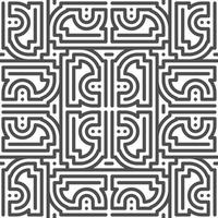 Abstract seamless geometric shape lines pattern vector