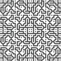 Abstract seamless geometric shape lines pattern vector