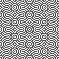 Abstract seamless geometric shape lines pattern vector
