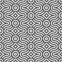 Abstract seamless geometric shape lines pattern vector