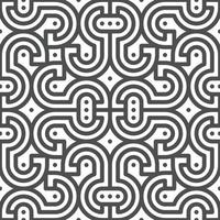 Abstract seamless geometric shape lines pattern vector