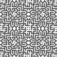 Abstract seamless geometric shape lines pattern vector