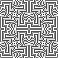 Abstract seamless geometric shape lines pattern vector