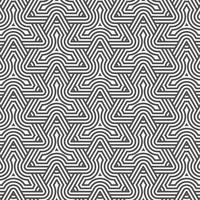 Abstract seamless geometric shape lines pattern vector