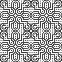 Abstract seamless geometric shape lines pattern vector