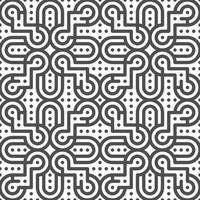 Abstract seamless geometric shape lines pattern vector