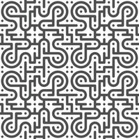 Abstract seamless geometric shape lines pattern vector