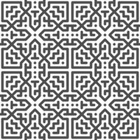 Abstract seamless geometric shape lines pattern vector