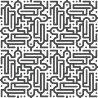 Abstract seamless geometric shape lines pattern vector