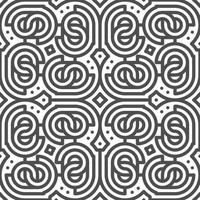 Abstract seamless geometric shape lines pattern vector