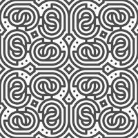 Abstract seamless geometric shape lines pattern vector