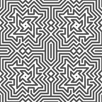 Abstract seamless geometric shape lines pattern vector