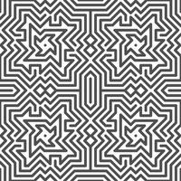 Abstract seamless geometric shape lines pattern vector