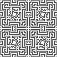 Abstract seamless geometric shape lines pattern vector