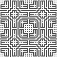 Abstract seamless geometric shape lines pattern vector