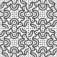 Abstract seamless geometric shape lines pattern vector