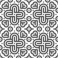 Abstract seamless geometric shape lines pattern vector