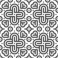 Abstract seamless geometric shape lines pattern vector