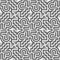 Abstract seamless geometric shape lines pattern vector