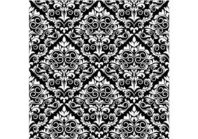 Damask seamless pattern vector