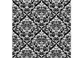 Damask seamless pattern vector